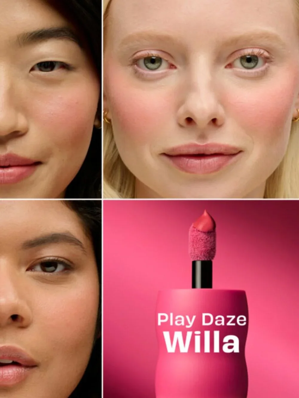 NEW IN BOX BENEFIT COSMETICS Play Daze Airy Liquid Blush in Willa
